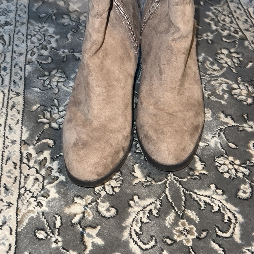 Tan Suede Boots - Picture 3 of 13